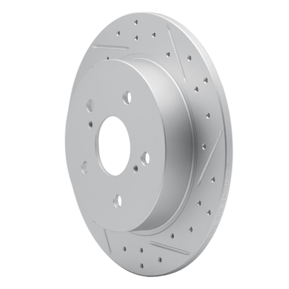 Dynamic Friction Company 830-01005R DFC Geoperformance Rotor - Drilled and Slotted