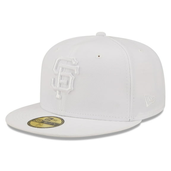 Men's New Era San Francisco Giants White on White 59FIFTY Fitted Hat
