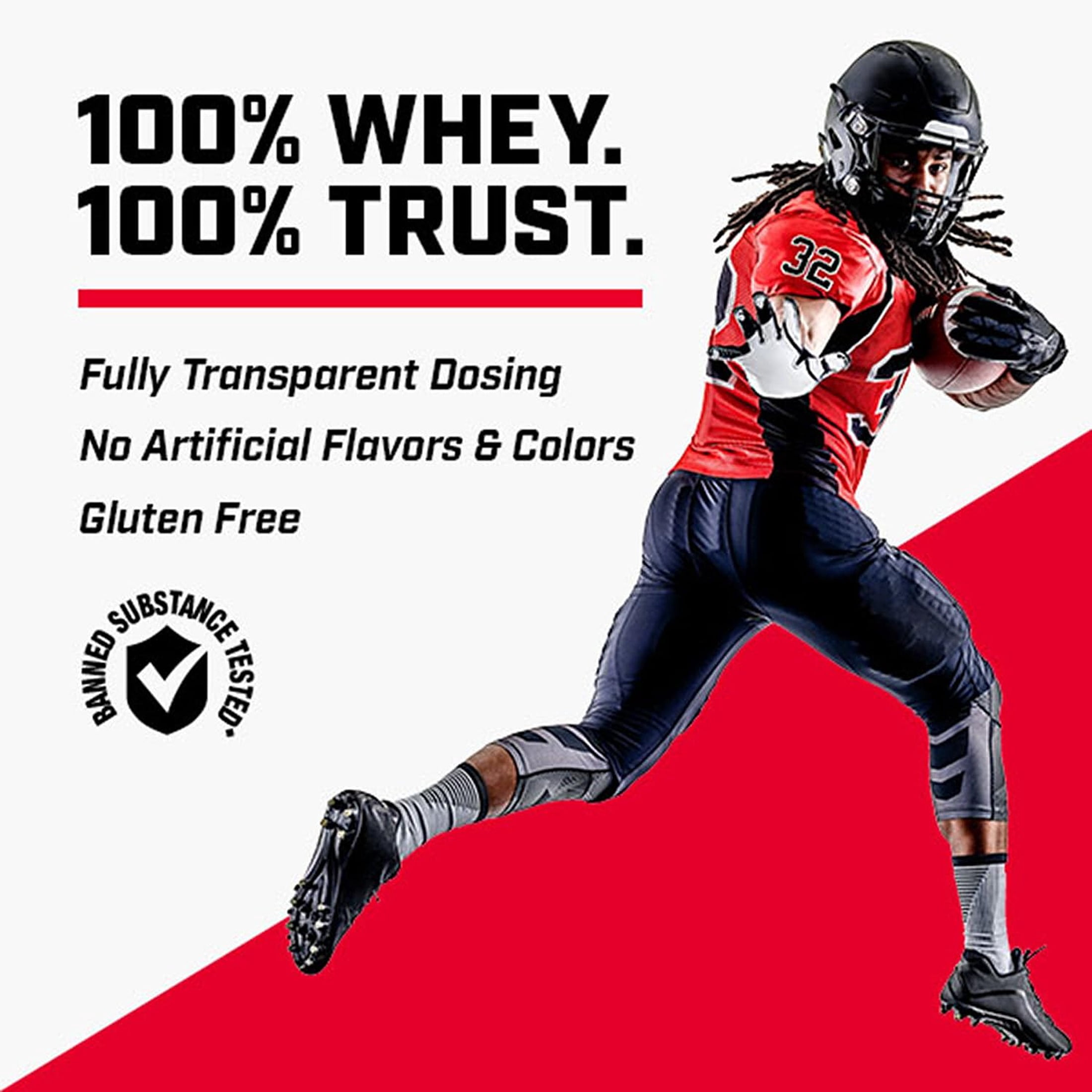 GNC Pro Performance 100% Whey Protein Powder, Fast Absorbing Protein, Muscle Strength and Recovery, Banana Cream, 25 Servings