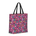 thumbnail image 2 of Sigee Summer Flamingo Print Large Capacity Zippered Tote Bag - Durable, Stylish and Versatile for Everyday Use, 2 of 9