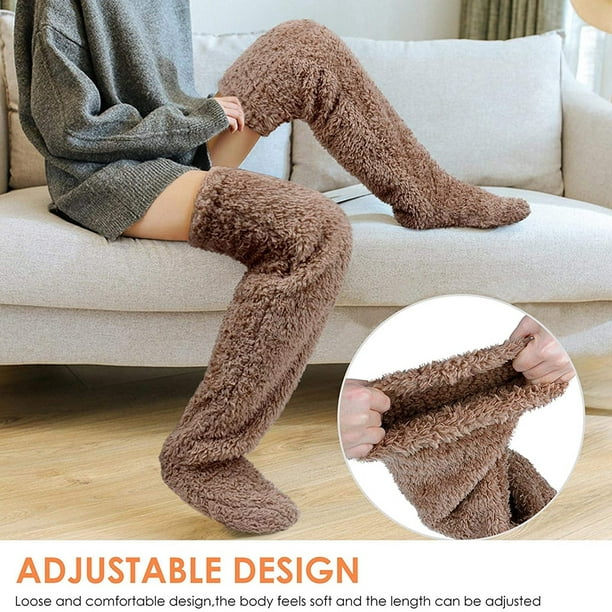 IKemiter Winter Warm Leg Cover Thick Socks Home Pants Thick Woolen