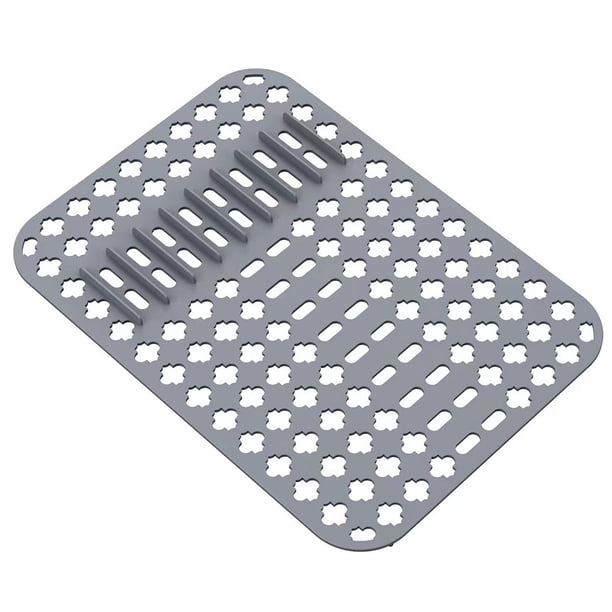 Inteprter Alfombrilla para fregadero, filtro de limpieza, protectores suaves, silicona resistente a altas temperaturas, accesorio duradero para agua, Cocina y Comedor Inteprter HA079816-00B