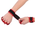 thumbnail image 2 of Levantamiento de pesas Guantes de gimnasio Entrenamiento Fitness Ciclismo Muñequera Entrenamiento Ejercicio Deportes Rojo XL, 2 of 8