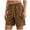 b1-Brown, variant on Women's Athletic Shorts High Waisted Running Short Pocket 5" Sporty Shorts Gym Workout Shorts M-3XL Size XXXL,Black