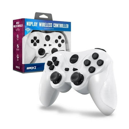 NuPlay PS3 Wireless Game Controller (White)