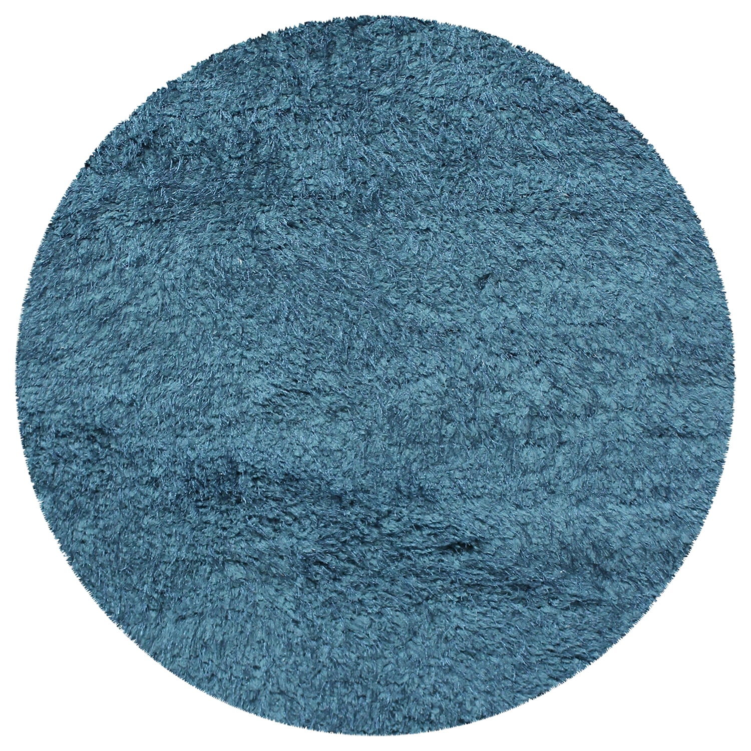 Superior Shag Boho Plush Indoor Area Rug, Marina, 6' 6" Round