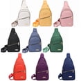 thumbnail image 4 of Crossbody Sling Bags for Women Womens Sling Bag Mens Sling Bags Crossbody Sling Bag for Men Crossbody Backpack, Small Sling Backpack Mens Shoulder Bag, Casual Daypack Hiking Bag for Travel, 4 of 4