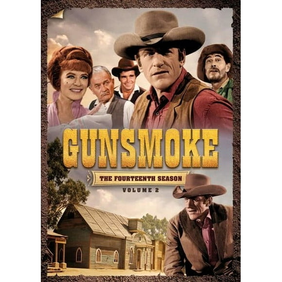 Gunsmoke: The Quatorzième Saison Volume 2 [Disque Vidéo Numérique] Plein Cadre, Son Mono, Sous-Titré, 3 Pack, Amaray Case