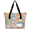 Multicolor 4, variant on Jiaoprinted Watercolor Sparrow Birds Tote Bag for Women, Lightweight Waterproof Large Shoulder Handbag with Zipper for Travel Gym Work Shopping, Cherry Blossoms Branches