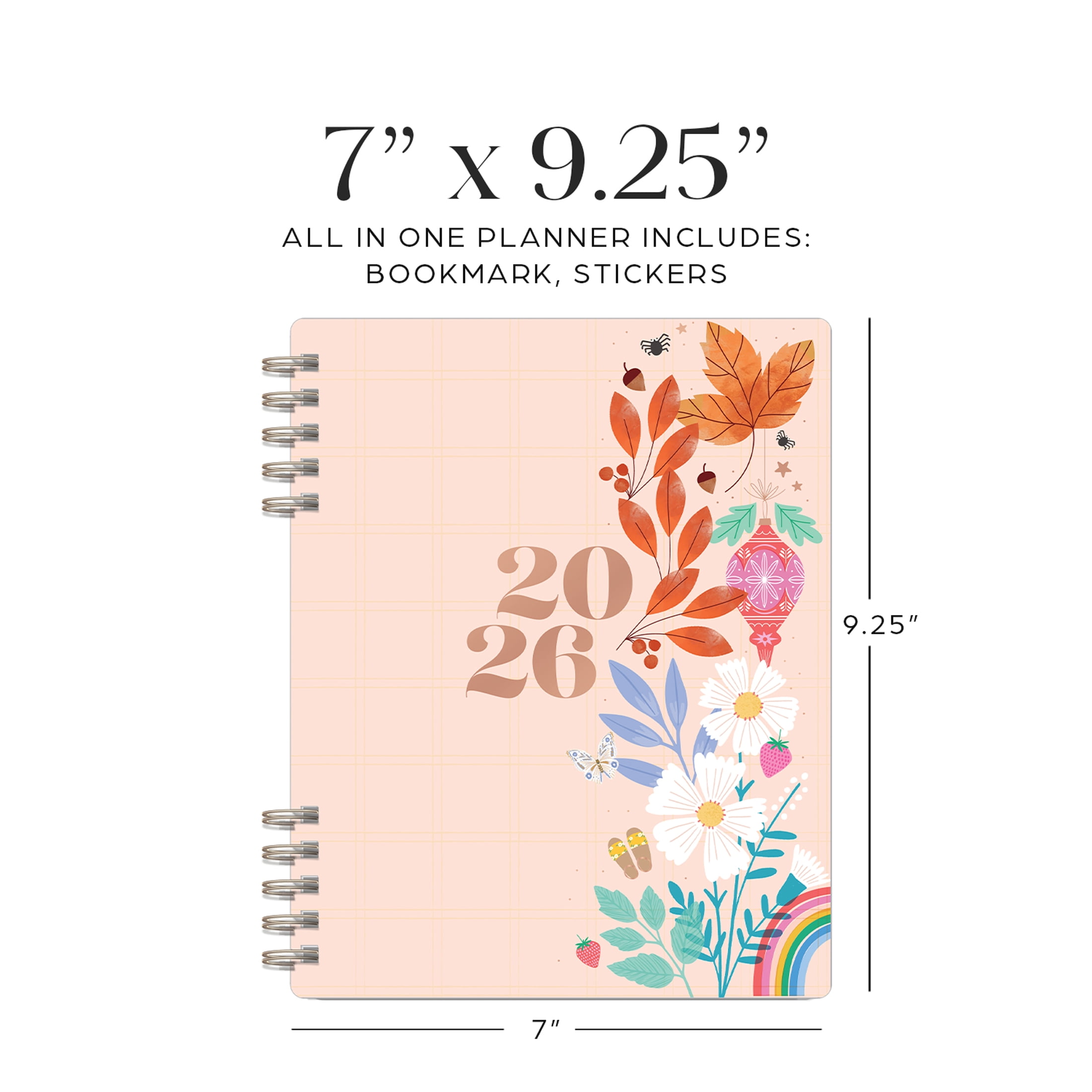 Happy Planner Monthly Weekly Classic Planner (7” x 9.25”) Sweet