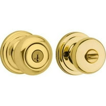 Kwikset SmartKey Security Juno Keyed Entry Doorknob Gold with 2 Keys