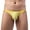 Yellow, variant on TSADFHJI Manmade Underwear Men Mens Low Waisted Triangle Comfortable and Breathable Stretch Trendy Triangle Pants M Orange