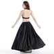 thumbnail image 5 of Falda de danza del vientre de satén, de círculo completo, estilo Halloween, brillante, elegante, informal, a la cintura. Negro, 5 of 9