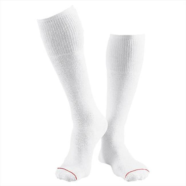 Hanes 180V12 Mens Over The Calf Tube Socks 12-Pack Size 13-10 White