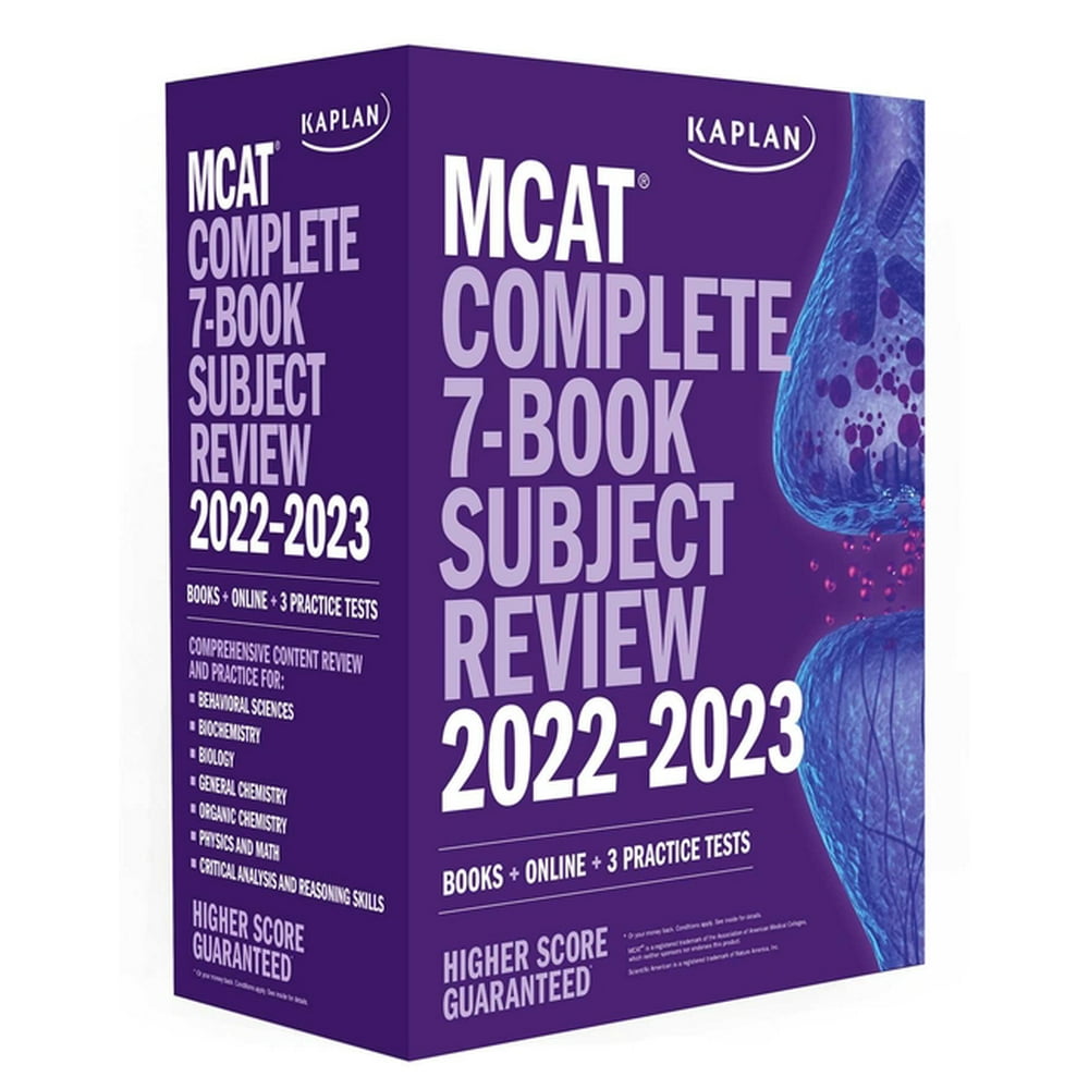 Kaplan Test Prep MCAT Complete 7Book Subject Review 2022â 2023