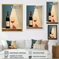 thumbnail image 4 of Designart "Crisp Cavas Sparkle" Wine Canvas Art Print, 4 of 7