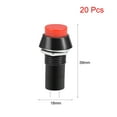 thumbnail image 2 of 20Pcs,12mm Red Momentary Push Button Switch Round Flat Button SPST 1 NO 1 NC, 2 of 3