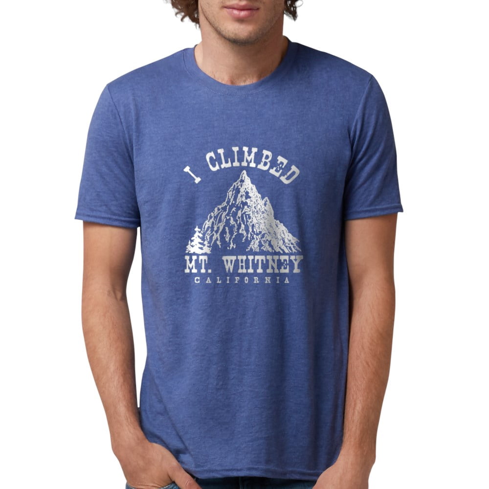 CafePress - CafePress - I Climbed Mt. Whitney T Shirt - Mens Tri-blend ...