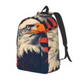thumbnail image 1 of Easygdp American Bald Eagle A Mochila de Lona Resistente para Laptop, Compatible con Laptops de 15 a 17 pulgadas, Ideal para Escuela, Trabajo y Viajes-Medium, 1 of 5