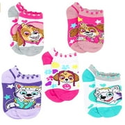 Nickelodeon Little Girls Paw Patrol 5-Pack No Show Ankle Socks