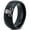 Black Dome Polish Tungsten, variant on Tungsten Skull and Cross Bone Heart Emoji Eyes Band Ring 8mm Men Women Comfort Fit Gray Flat Cut Brushed Polished