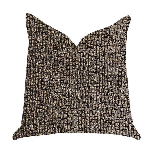 Chameleon Bronze & Gold Tone Luxury Throw Pillow, 22 x 22 in.