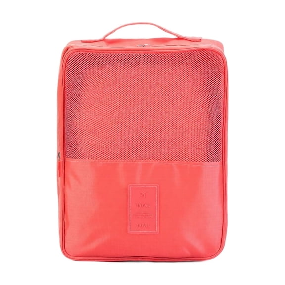 Double-Layer Shoe Storage Bag, Travel Portable Sneaker Organizer Pouch, Dust-Proof, 2-Pair
