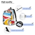 thumbnail image 3 of Rocae Colorful Abstract Bumper Cars for Canvas College Laptop Backpack for Men Women -Medium, 3 of 5