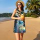 thumbnail image 3 of Balery Colorful Stained Glass Deer Vestidos de verano para mujer con estampado: vestido holgado sin mangas, vestido playero informal y cómodo para días calurosos., 3 of 7