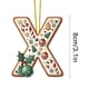 thumbnail image 2 of Lekihaqq Christmas Tree Decorations 26 Letters Acrylic Pendant Hanging Ornaments DIY Crafts for Home Holiday Xmas Decor, 2 of 5