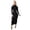 Black, variant on Wdgfv Women's Ribbed Knit Turtleneck Sweater Dress Long Sleeve Bodycon Slim Fit Midi Pencil Dress for Fall Season