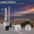 thumbnail image 3 of Olurrisa Electric Trailer Dolly, 5000lbs Towing Capacity, 350W 12V Trailer Jockey Wheel with 22 ft/min Moving Speed, 8'' Rubber Tire, for Moving Trailer Caravan Boat, 3 of 9