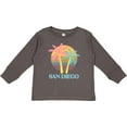 thumbnail image 3 of Inktastic San Diego California Beach Vacation Girls Long Sleeve Toddler T-Shirt, 3 of 5
