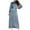 Gray, variant on Njagoc3 Womens Long Sleeve Satin Maxi Robe Dress, Elegant Casual & Formal Wear, Floor - Length, Solid Color Styles, for Daily & Evening