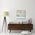 thumbnail image 2 of Global Gallery's 'Rainbow Seeds Painted Pattern XIV Cool Dream' By Lisa Audit Stretched Canvas Wall Art, 2 of 4