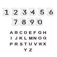 thumbnail image 2 of Thinsony Number Stencil Kit to Use Craft Home Letters Templates Reusable Alphabet Pattern Scrapbooking Drawing Using Accessories 26 Letters/10 Number, 2 of 6