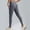 Gray, variant on Zysthvn Summer Womens Leggings Everyday Workout High Waist Athletic Yoga Light Weight Pants for Women Slim Fit Elastic Waist Solid