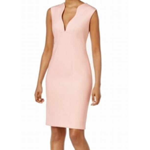 Calvin Klein Calvin Klein NEW Pink Women's Size 14 Seamed VNeck