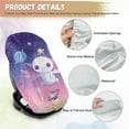 thumbnail image 5 of KUIFORTI Galaxy Axolotl Car Seat Cover Baby Car Seat Sunshade Covers, Infant Auto Seats Heat Protector Keeps Baby Infant Toddler Cool - Auto Window Sun Protection Reflector UV Ray Helpers, 5 of 7