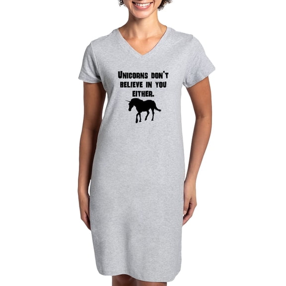 CafePress - Unicorns Dont Believe In You Either Women's Nights - Women's Nightshirt