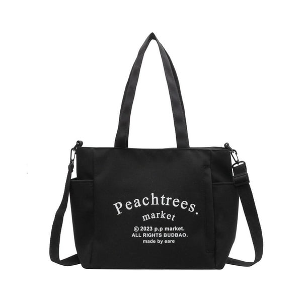 Bolso de hombro para mujer, elegante bolso de mano para fiesta, colega, estudiante. Negro