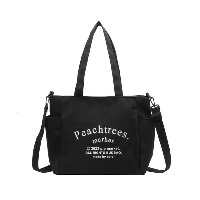 Bolso de hombro para mujer, elegante bolso de mano para fiesta, colega, estudiante. Negro