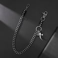 thumbnail image 4 of Terandius Hip Hop Chain Keychain for Men & Women, Alloy Pants Chain with Ring Clasp, Street Style Jeans Wallet Chain, Punk Fashion Waist Chain Accessory, 4 of 7