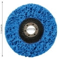 thumbnail image 1 of Disque de Polissage en Acier Inoxydable pour Enlever la Rouille et la Peinture; Roue de Polissage, Bleu, 115mm, Trou Intérieur 22mm, 1 of 6