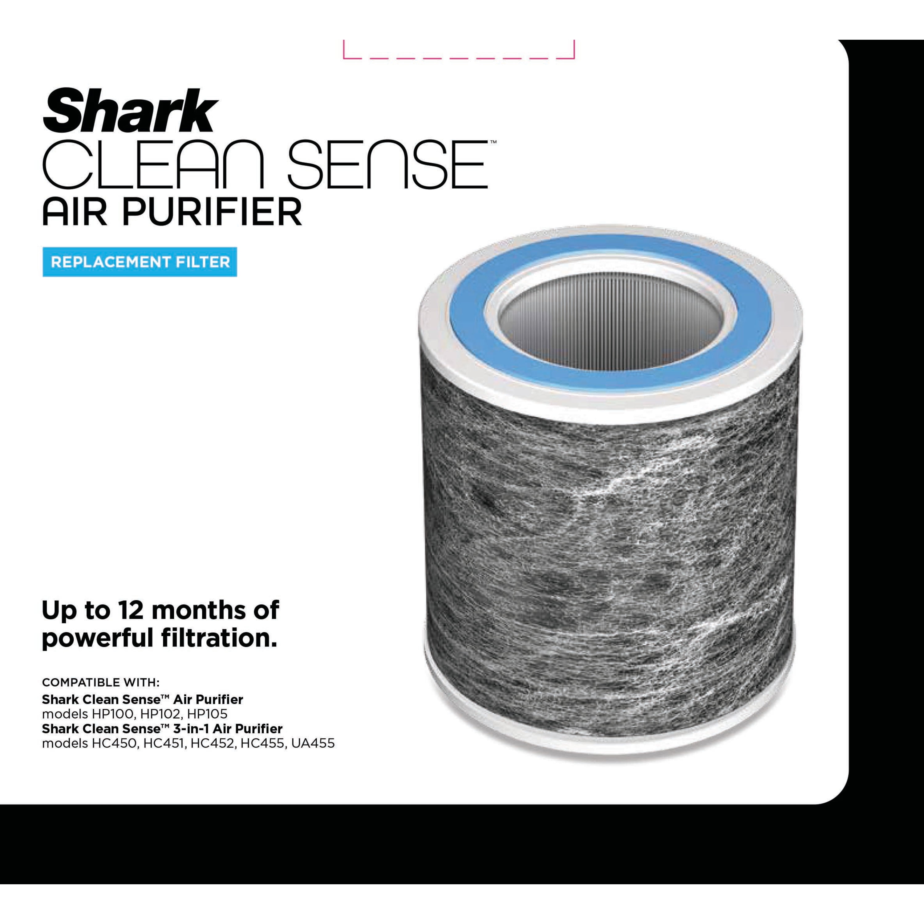 Shark Anti-Allergen True HEPA NANOSEAL Air Filter, with Advanced Odor Lock, 1 Filter, HE1FKBAS