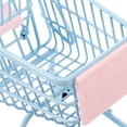 thumbnail image 3 of Miniature Shopping Cart Small Trolley Toy Desktop Storage Organizer Photo Prop, 3 of 9