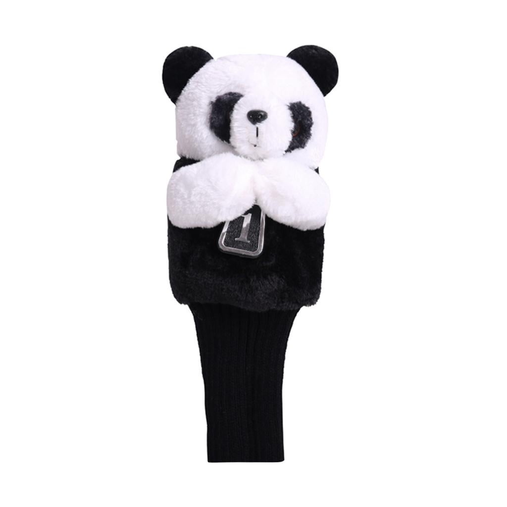 harayaa Baosity Golf Club Head Cover Panda Shaped Protective Driver Animal Headcover for