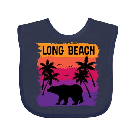

Inktastic Long Beach California Travel Gift Gift Baby Girl Bib