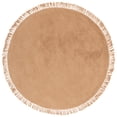 thumbnail image 2 of Safavieh Easy Care Frosina Solid Area Rug, Light Brown, 5' x 5' Round, 2 of 7