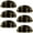 Multicolored 4, variant on PhooArto 6 Pcs Cup Drawer Pulls, Beach Sunset Blue Water Shell Shape Handles Cabinet Knobs for Dresser Cupboard Closet Wardrobe with Screws